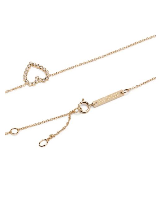 Zoe Chicco Metallic 14Kt Heart Diamond Necklace