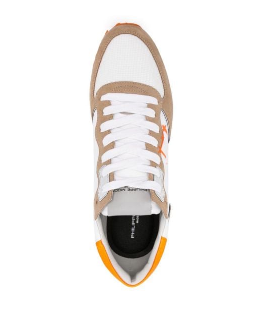 Philippe Model White Tropez 2.1 Logo-patch Sneakers for men