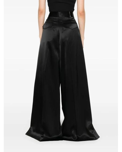 Jil Sander Black Pleated Trousers
