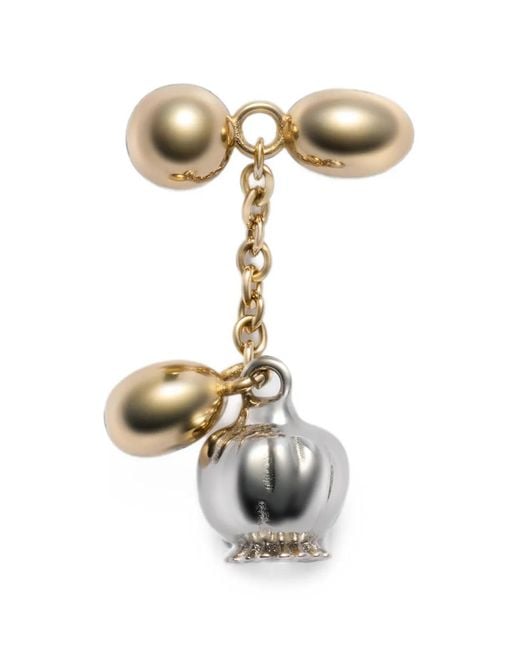 Lemaire Metallic Thistle Buttonhole Ornament