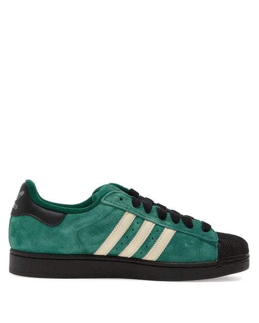 Sneakers Superstar Ii A Righe di Adidas in Green da Uomo