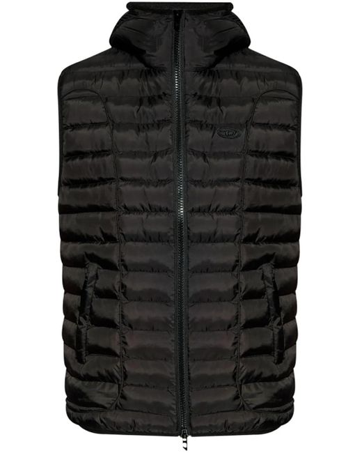 DIESEL W-Temple Weste in Black für Herren