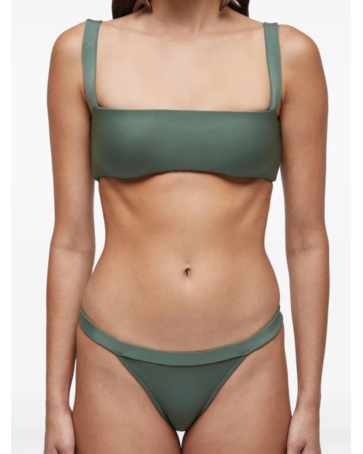 Bikini Con Spalline Incrociate di Osklen in Green
