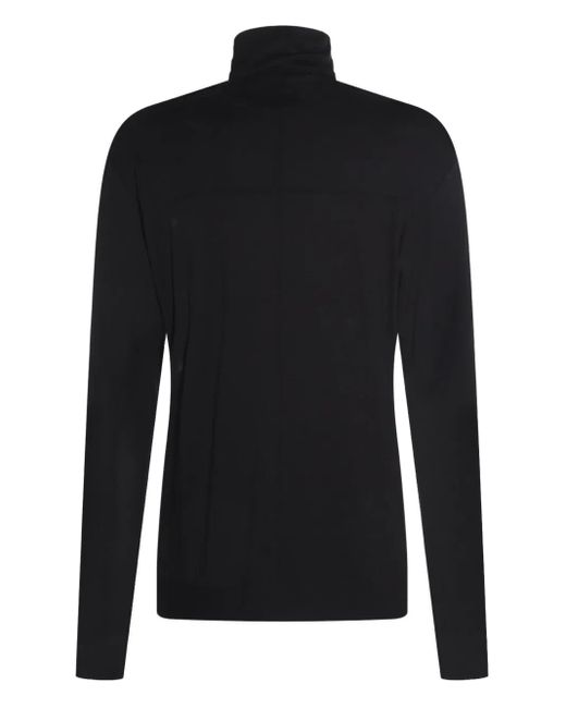 Thom Krom Black High-Neck Long-Sleeve Sweater for men