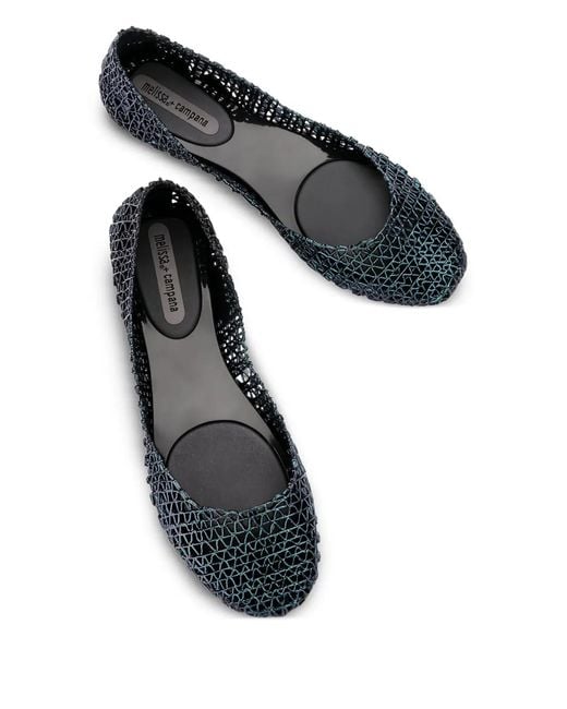 Melissa Blue X Campana Papel Ballerines