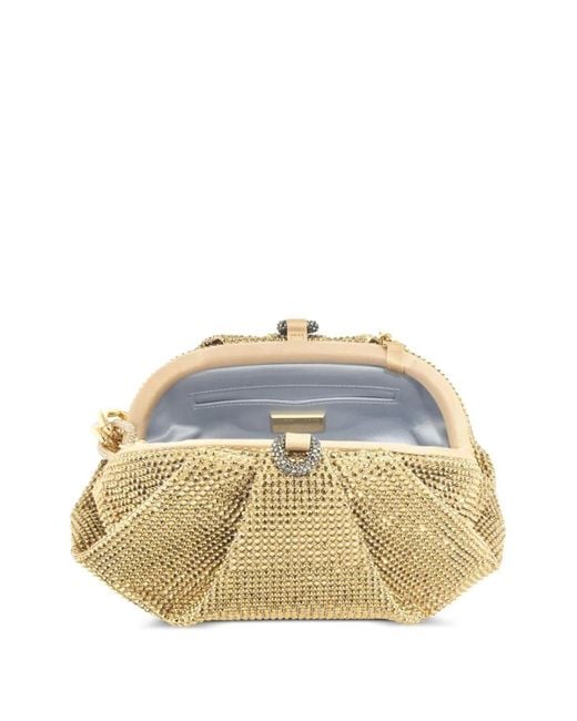 Judith Leiber Metallic Gemma Crystal-Embellished Chunky-Chain Tote Bag