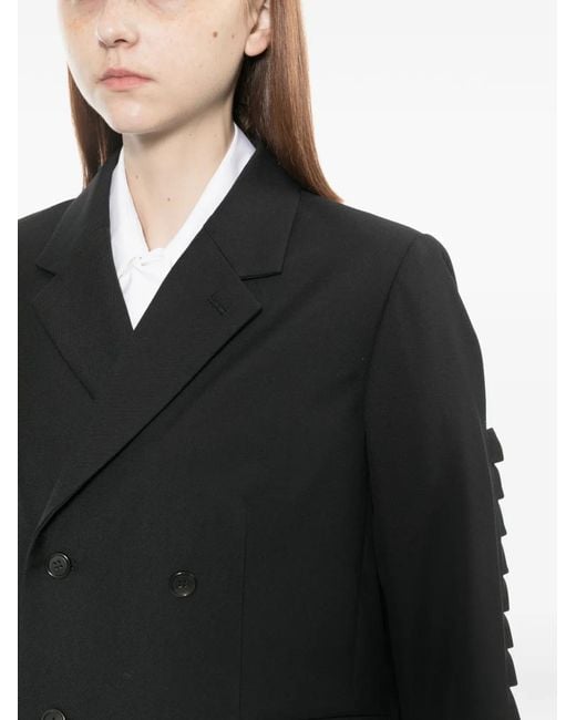 Noir Kei Ninomiya Black Pleated Blazer