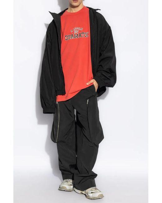 Vetements Red A Little Bit Dramática T-Shirt for men