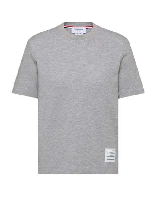 Thom Browne 4bar Tシャツ Gray