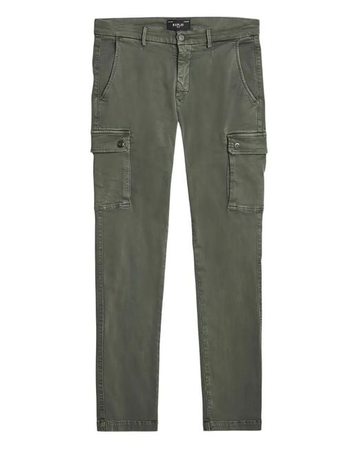 Replay Green Cargo-Pockets Jeans for men