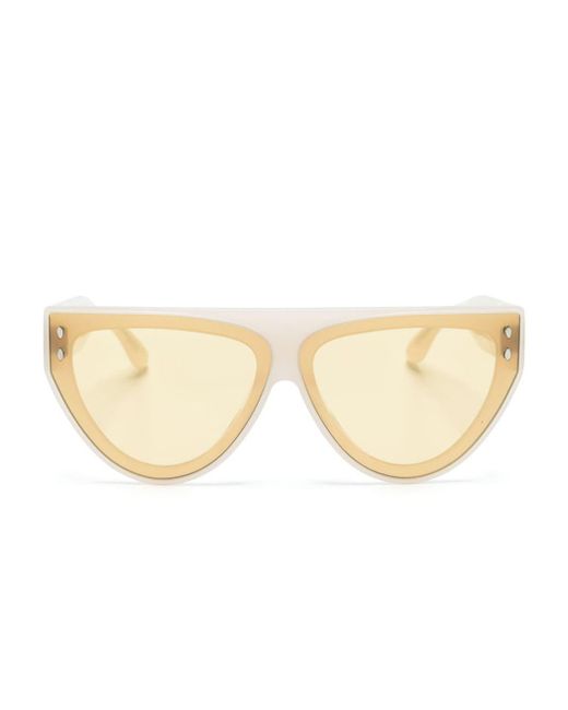 Isabel Marant Natural Geometric-frame Sunglasses