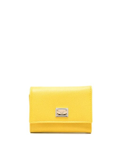 Dolce & Gabbana Yellow Wallets & Cardholders