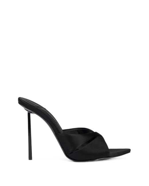 Le Silla Black Shirley Twist-Detail Sandals