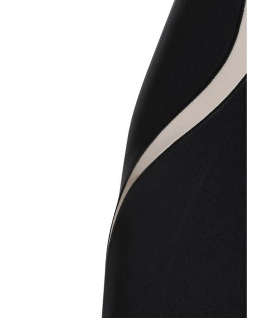 Balenciaga Black Logo-Print Panelled Jumpsuit