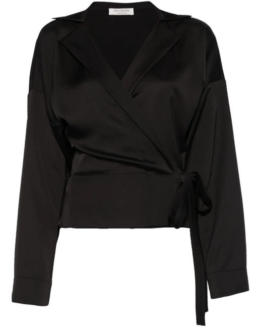 Philosophy Di Lorenzo Serafini ラップブラウス Black