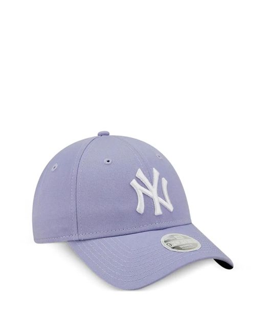 KTZ Purple New Era New York Yankees Mlb League Essential 9Forty Strapback Cap