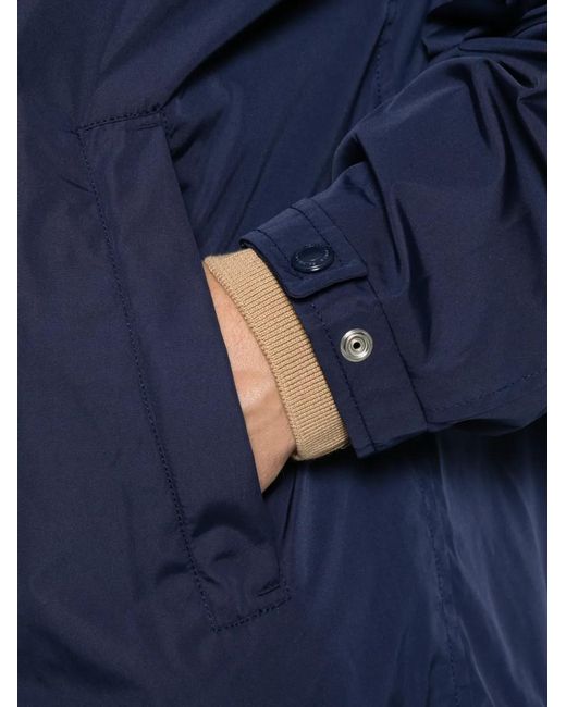 Polo Ralph Lauren Blue Hooded Zip-Up Jacket for men