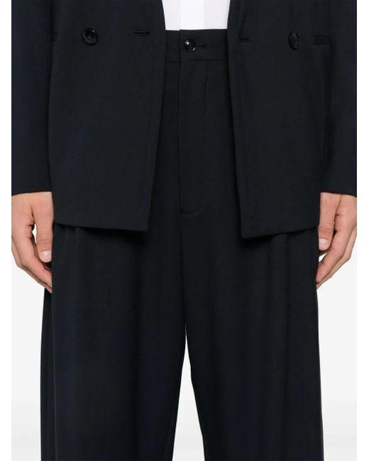 Giorgio Armani Pak Met Dubbele Rij Knopen in het Black voor heren