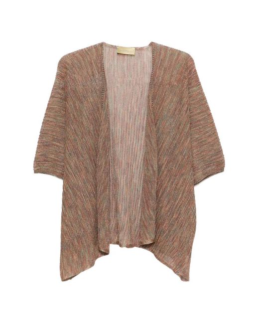 Momoní Brown Divina Striped Jacket