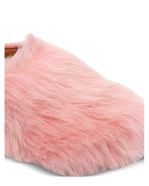 Marni Pink Slip-On Calfskin Mules for men
