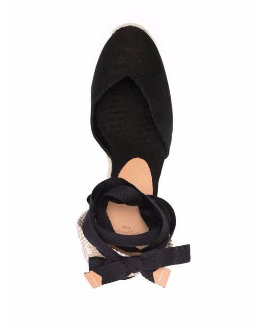 Castaner Black Chiara 110Mm Wedge Espadrilles