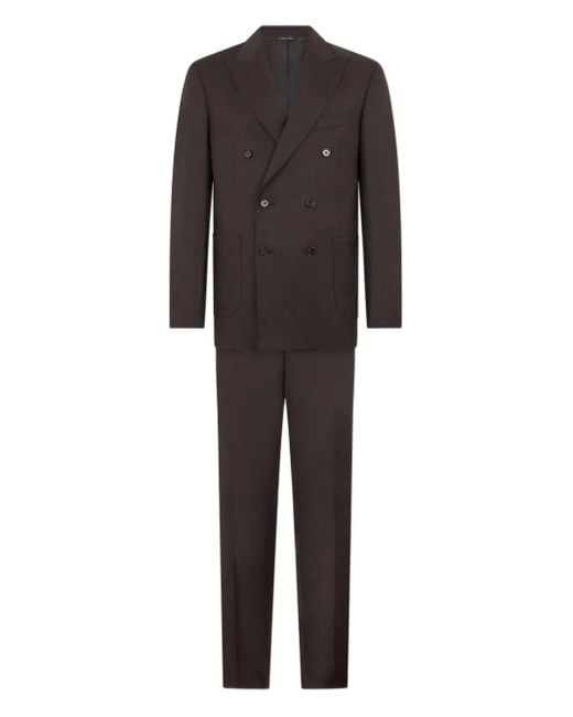 Costume En Laine À Boutonnière Croisée Brooks Brothers pour homme en coloris Black