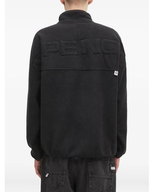 Aape By A Bathing Ape Fleece Sweater Met Knopen in het Black voor heren