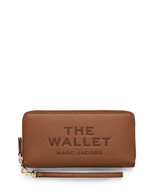Marc Jacobs Brown Continental Leather Wallet