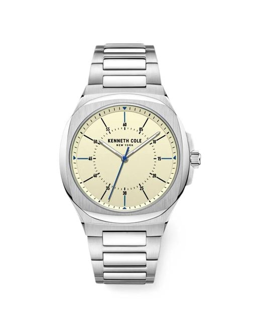 Kenneth Cole Metallic Cushion Case 41Mm Watch for men