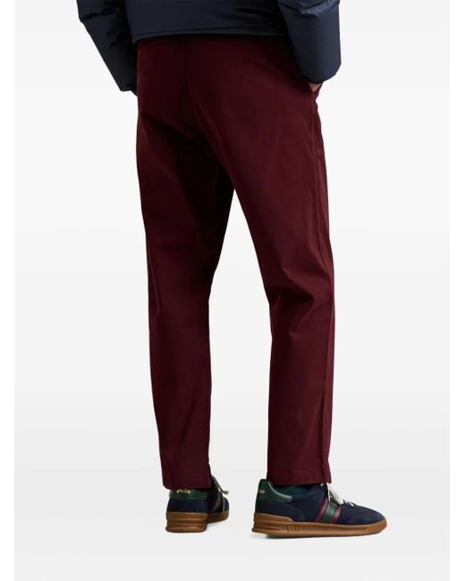 Polo Ralph Lauren Red Drawstring Trousers for men
