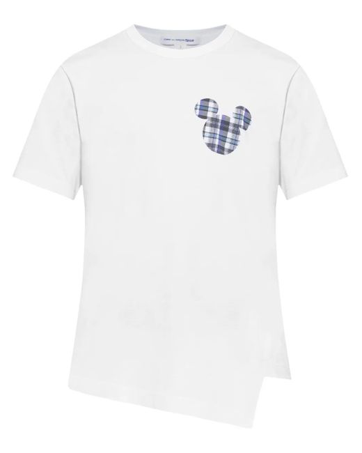 Comme des Garçons White X Disney Cotton T-Shirt for men