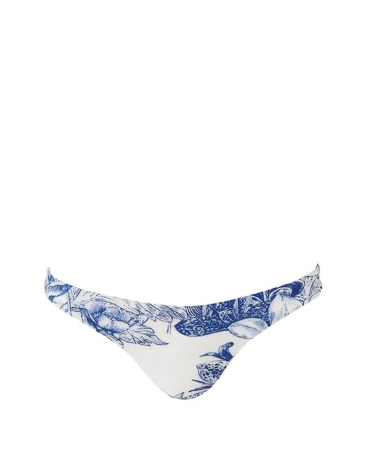 Melissa Odabash Blue Prague Bikini Bottoms