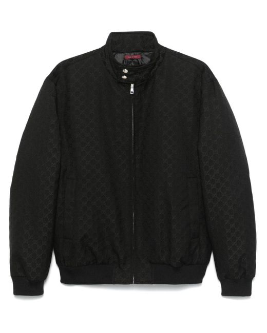 Veste Bomber À Motif Gg Supreme En Jacquard Gucci pour homme en coloris Black