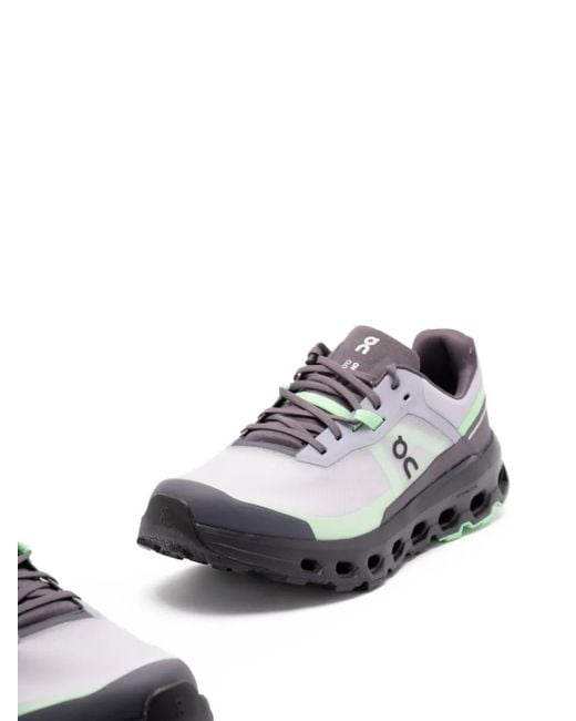 On Shoes Gray Cloudvista 2 Logo-Detail Sneakers for men