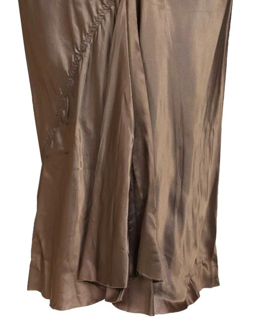 Rick Owens Rok Met Geribbelde Taille in het Natural