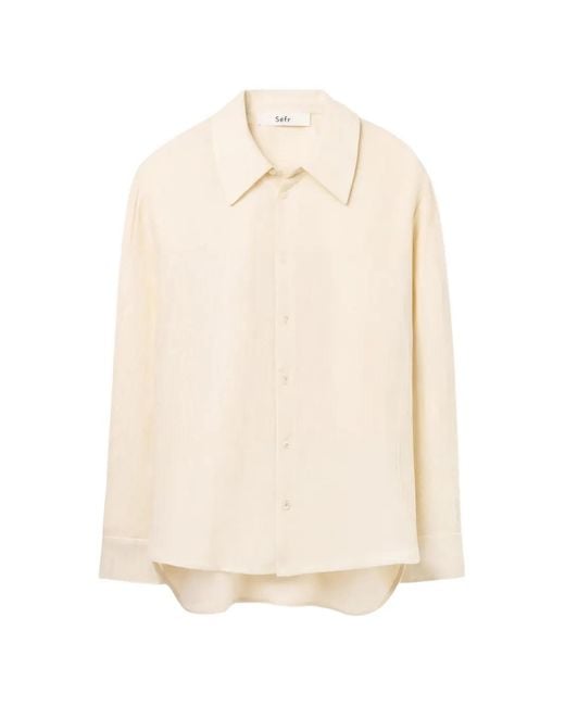 Séfr White Wes Long-Sleeve Shirt for men