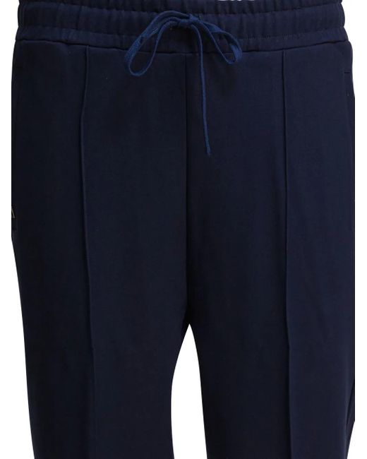 Altum Blue Side-Stripe Drawstring Track Pants for men