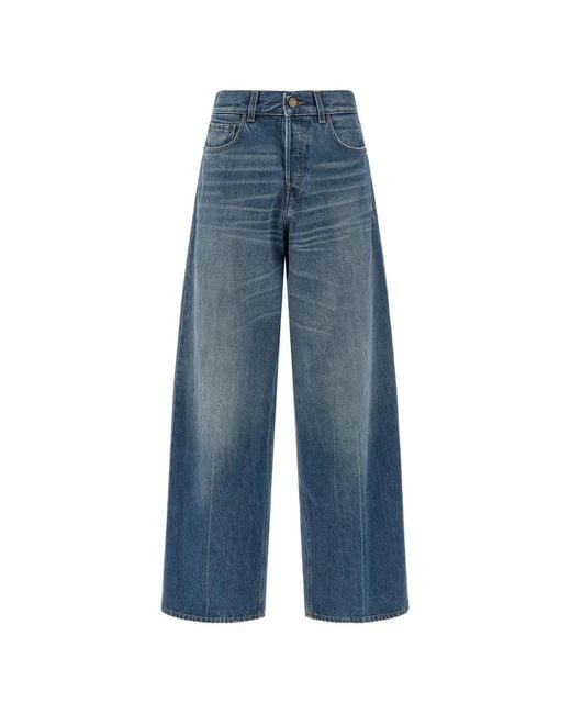 Haikure Blue Bethany Wide-Leg Jeans
