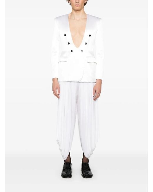 Burc Akyol White Sultan Trousers