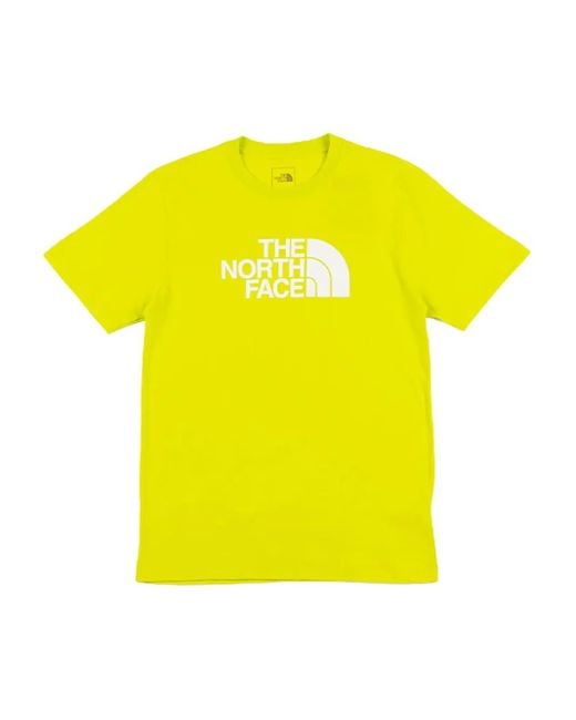 The North Face Yellow Evolution Half Dome T-Shirt for men