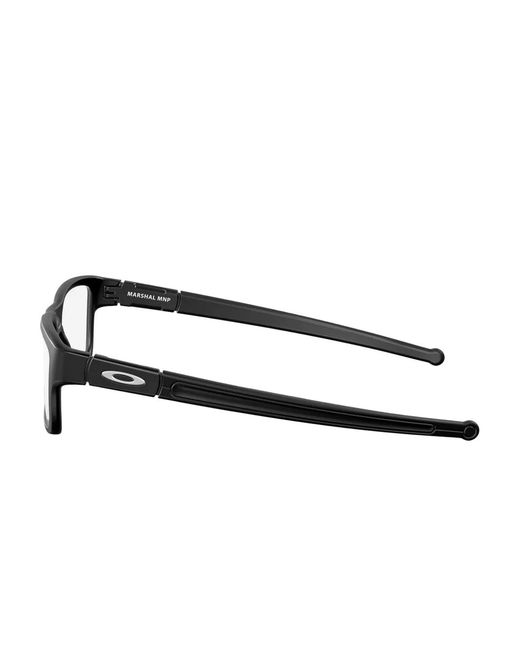 Oakley Black Marshal Rectangle Glasses for men