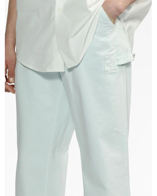 Objects IV Life Blue Logo-Print Straight-Leg Jeans for men