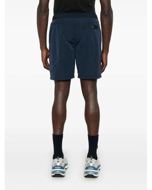 Barbour Blue Raised Logo Shorts for men