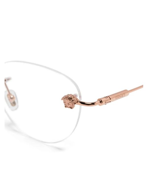Versace Natural Rimles Glasses