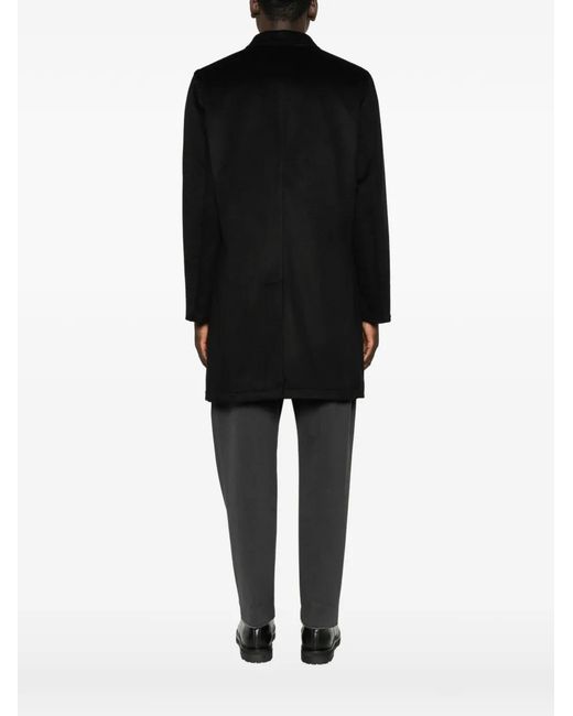 KIRED Black Single-Breasted Reversible Coat for men