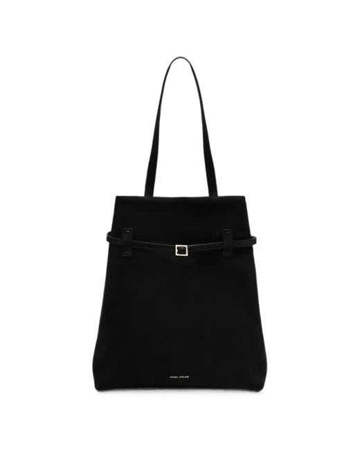 MANU Atelier Black Tote Du Jour Tote Bag