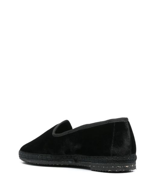 Manebí Black X Alex RivièRe Velvet Loafers