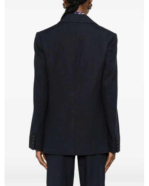 Vince Blue Blazer Boutonné