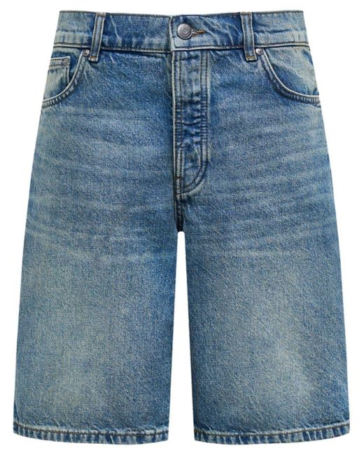 Pantalones vaqueros cortos con diseño ancho 12 STOREEZ de color Blue