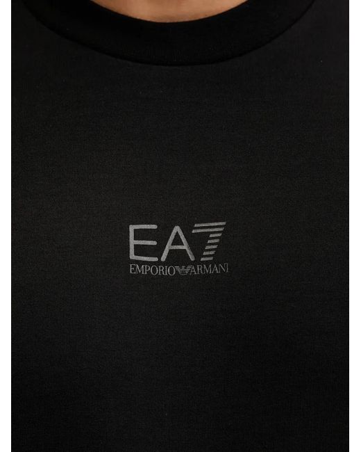 EA7 Black Pull À Détail Logo for men